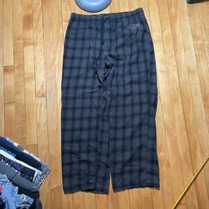 Harley Davidson Pajama Pants XL Plaid Lounge Drawstring